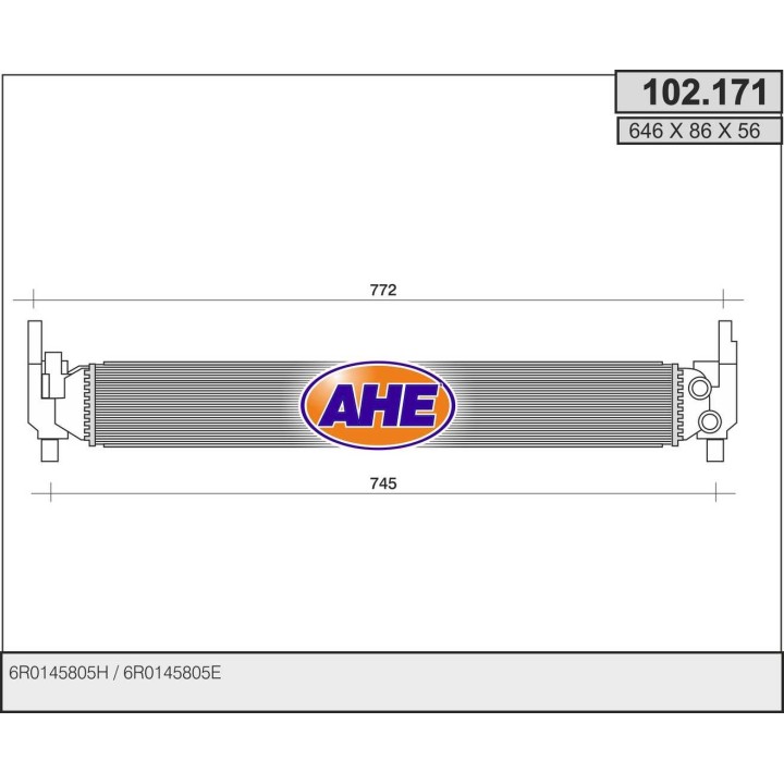 102171  (Auxiliary radiator) / SEAT Ibiza V (6J5) / SKODA