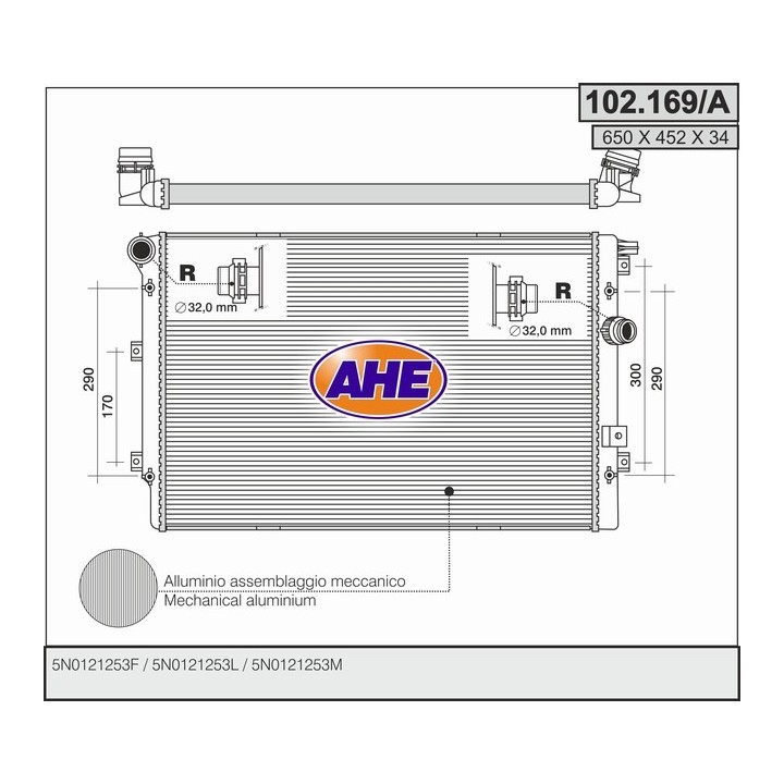 102169/A  VOLKSWAGEN Tiguan / SEAT Alhambra 1.4TSi/2.0TDi/2.