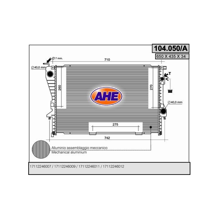 104050/A  BMW 525 TD/TDS (E39)