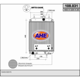 108031  RAD DAIHATSU Charade +/-AC MT/AT 03-