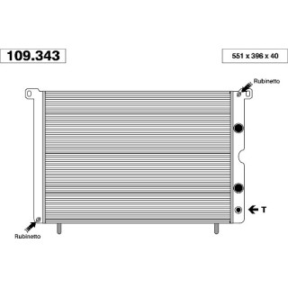 109343  RAD FIAT 131 Diesel 78-
