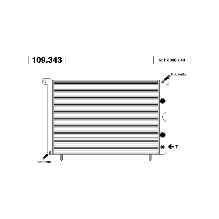 109343  RAD FIAT 131 Diesel 78-