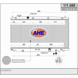 111088  RAD RAD HONDA City 1.3 +/-AC MT 08-
