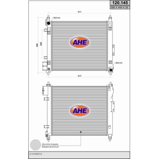120145  RAD NISSAN Micra K13 1.2/1.5 +/-AC 10-