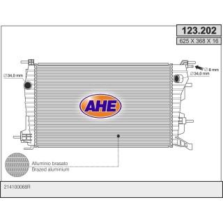 123202  RAD RENAULT Fluence 1.5 dCi +/-AC M/AT  10-