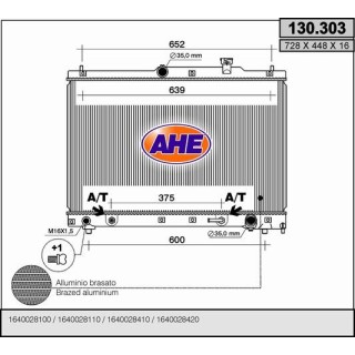 130303  RAD TOYOTA Previa 2.4 +/-AC M/AT 00-05