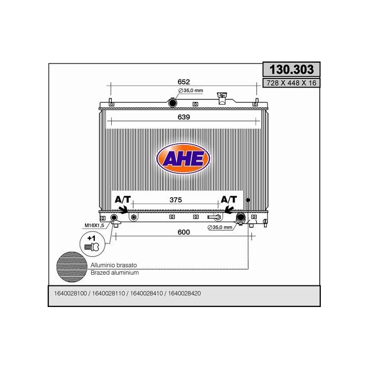 130303  RAD TOYOTA Previa 2.4 +/-AC M/AT 00-05
