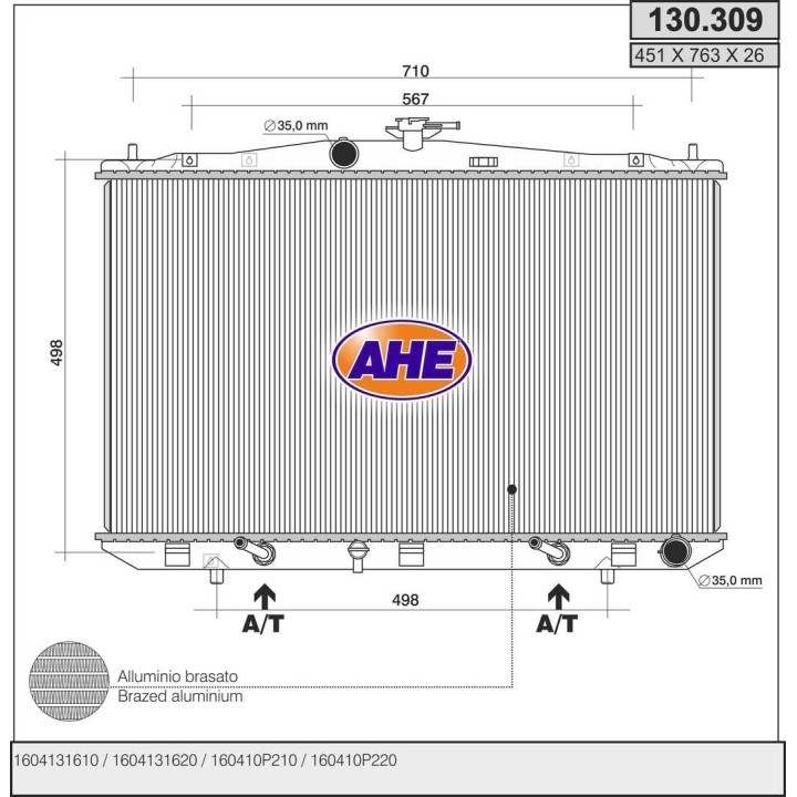 130309  RAD LEXUS RX350 +/-AC M/AT   08-