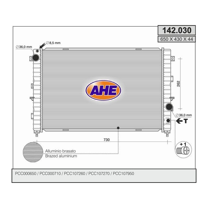 142030  RAD LAND ROVER Discovery II 4.0 +/-AC M/AT 99-04