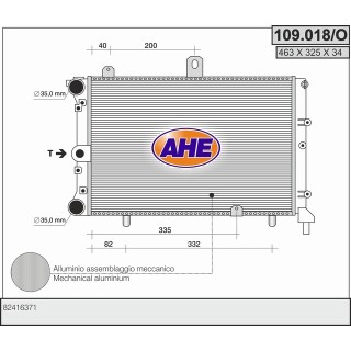 109018/O  RAD LANCIA Delta I (R 86) 1.5-1.8    M
