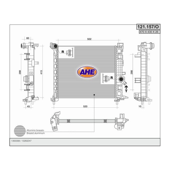 121157/O  RAD OPEL Meriva B 1.4 Turbo 10-