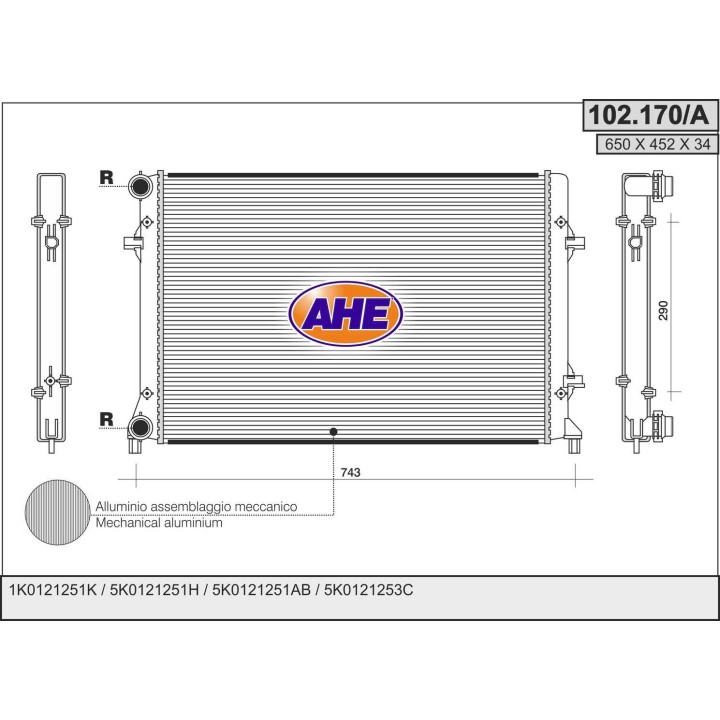 102170/A  AUDIA3 (8P1) -- 2003/2012 3.2 24 VH/A+/-07.03-1