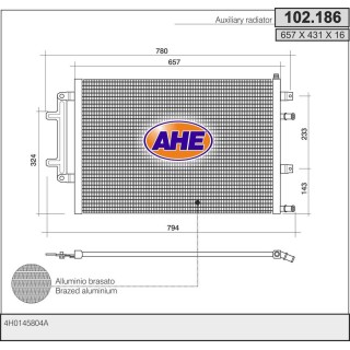 102186  RAD  Aux. AUDI A8 3.0TFSi/4.0TFSi/S8 06.10-