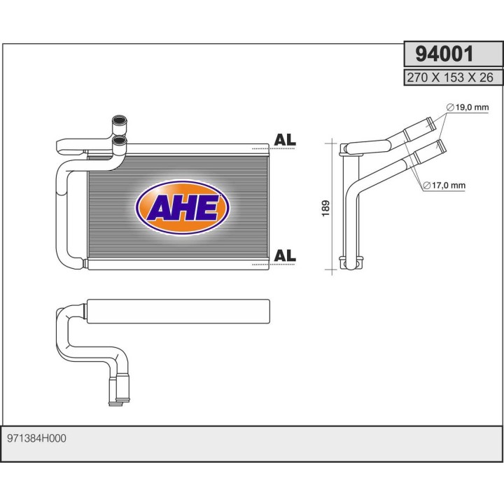 94001  HYUNDAI H1 / H-200 / i800 / Starex    07-