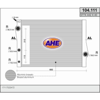 104111  RAD X5 (E70) 3.0 D / X6 (E71, E72) xDrive 3.0 d AT