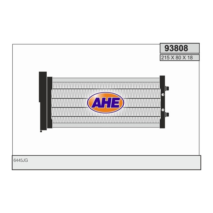 93808  HEATER CORE CITROEN C5