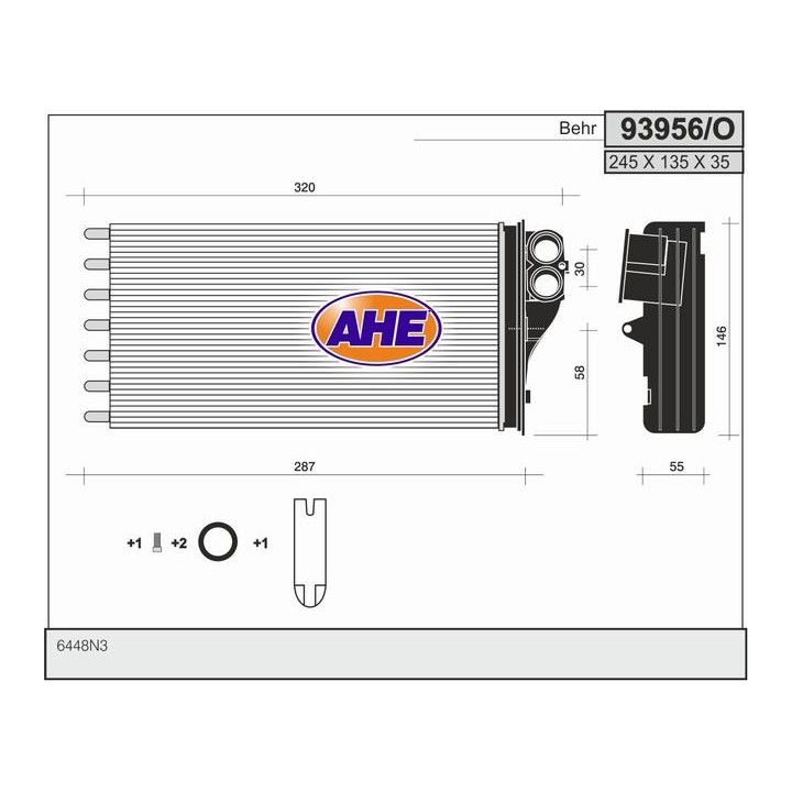 93956/O  HEATER CITROEN Xsara Picasso imp. Behr 99-