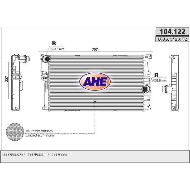 104122  BMW F20/F21/F30/F31/F32/F33/F34 10-