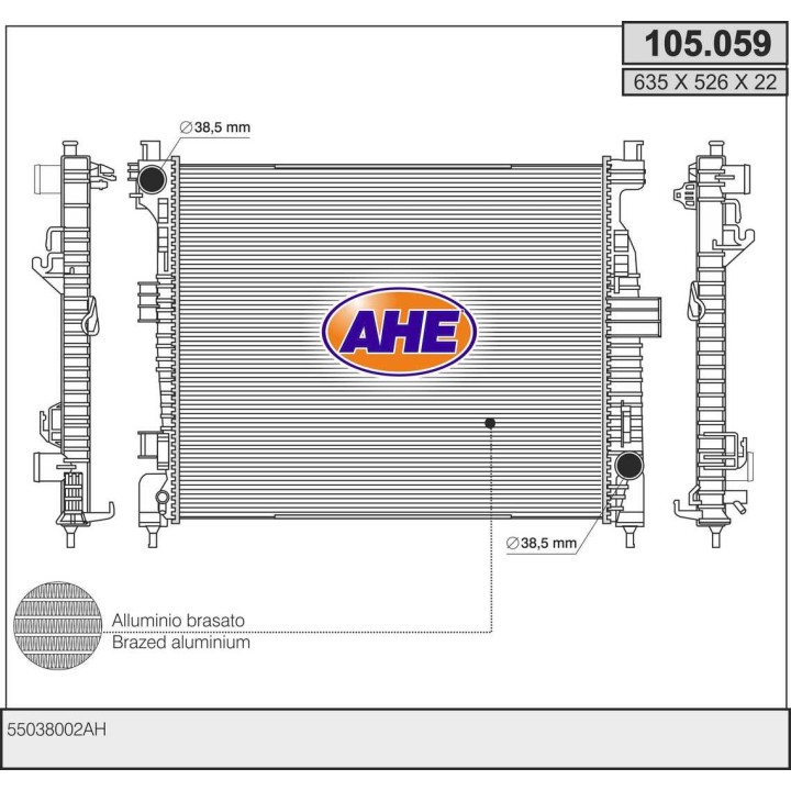 105059  RAD  JEEP Grand Cherokee 3.0 14-15