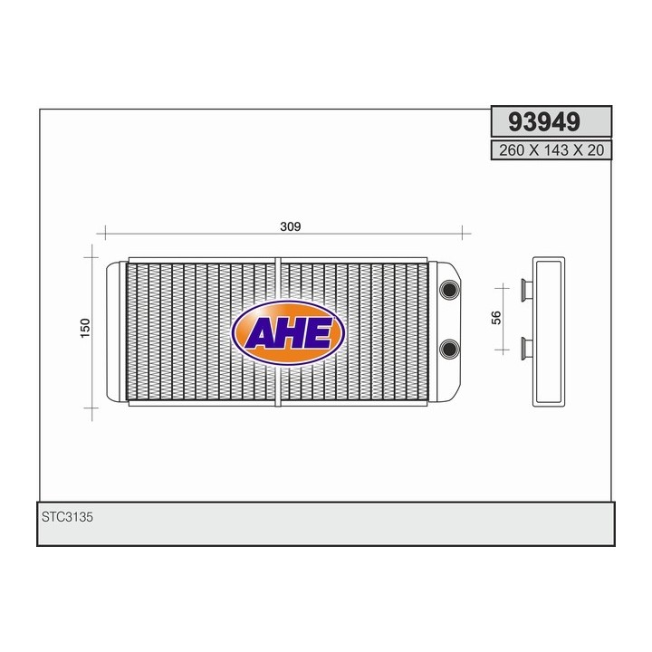 93949  HEATER LAND ROVER Discovery I 96-98