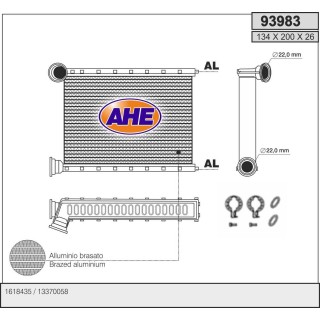 93983  HEATER OPEL Meriva B 10-