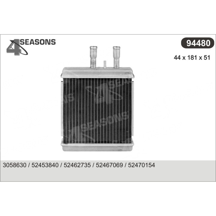 94480  HEATER CORE