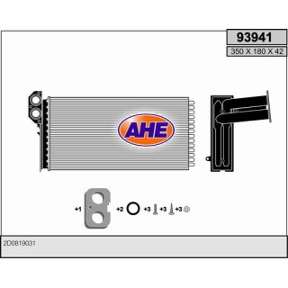 93941  HEATER VOLKSWAGEN LT 28-46 II Furgonato (2DX0AE)