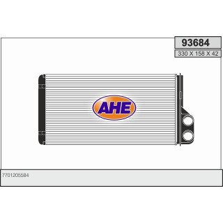 93684  HEATER CORE RENAULT MASTER II