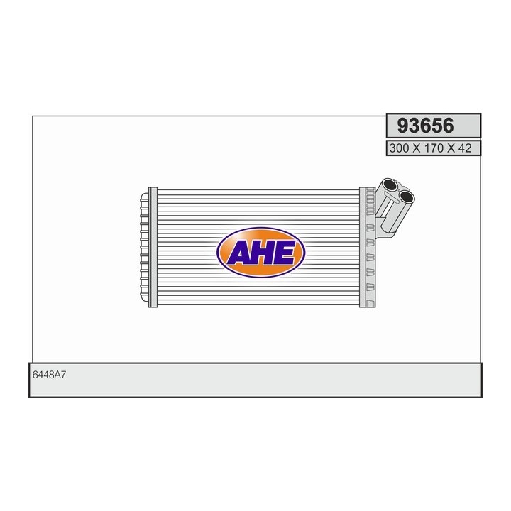 93656  HEATER CORE PSA FIAT 806/EVASION/ULYSSE/ZETA...