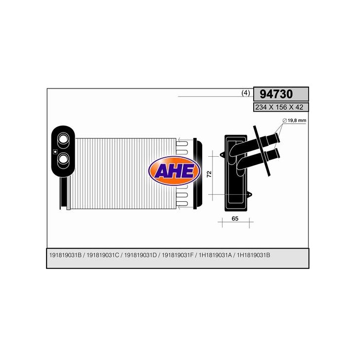 94730  AUDI A3 I 09.96 08.98