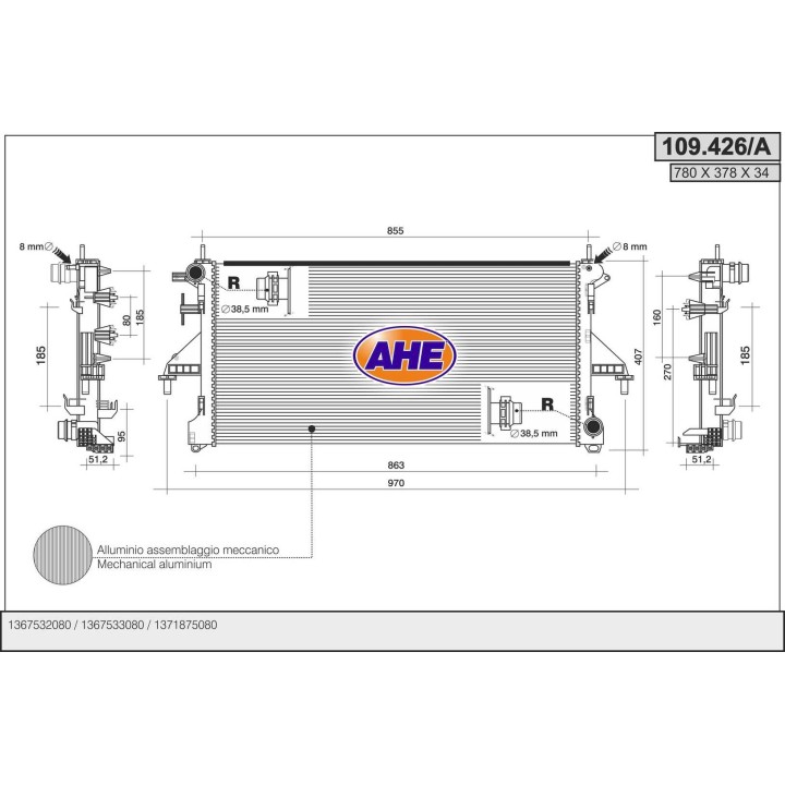 109426/A  RAD FIAT Ducato (250) 2.0 D 115 Multijet