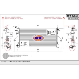109428/A  RAD FIAT Ducato (250) 3.0JTD AC 09-