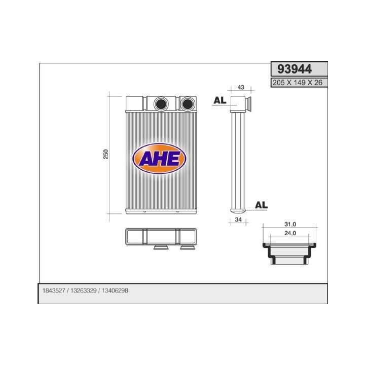93944  CHEVROLET Cruze (J300) / Orlando (J309) / Volt EV