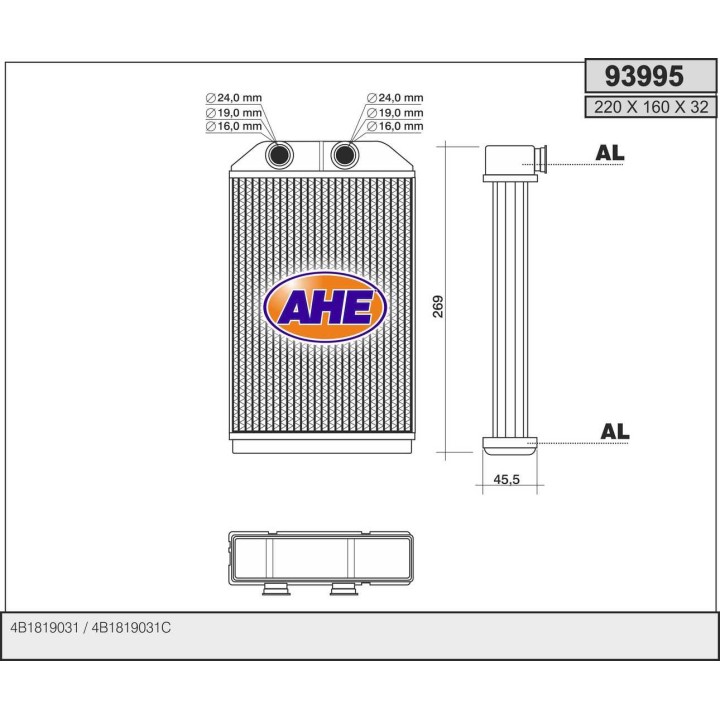 93995  AUDI A6 / S6 (C5)    97-04