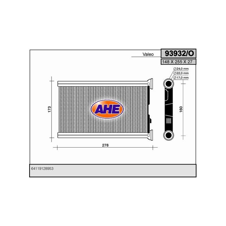 93932/O  BMW E87  116 i / 118 i / 120 i / 128 i / 130 i / 1