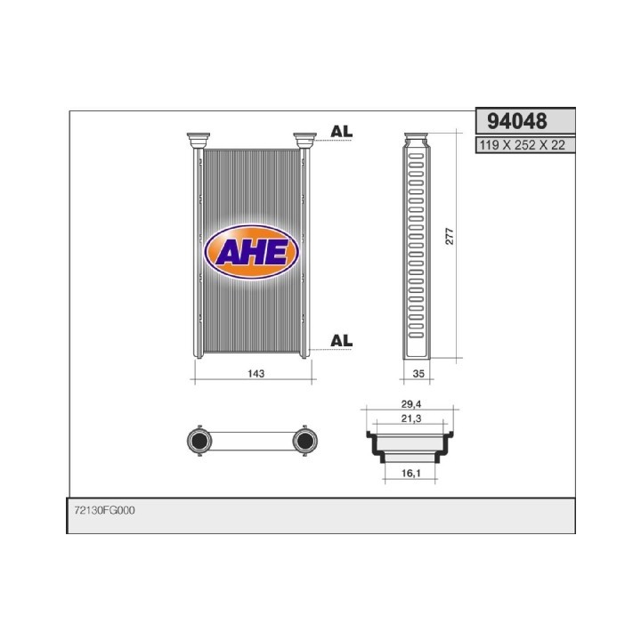 94048  SUBARU Forester (SH) /  Impreza (GH, GR, G3) / XV