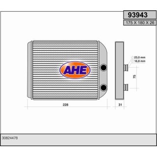 93943  VOLVO S40 / V40 (95-) 1.6 i 16V