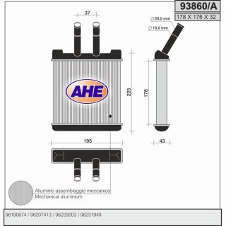 93860/A  CHEVROLET Lanos1.3 Mpi / SEH05.97-