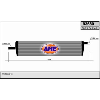 93680  HEATER RENAULT Fuego 1.4 - 1.6 - 2.0  79-86