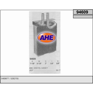 94609  HEATER CORE JEEP