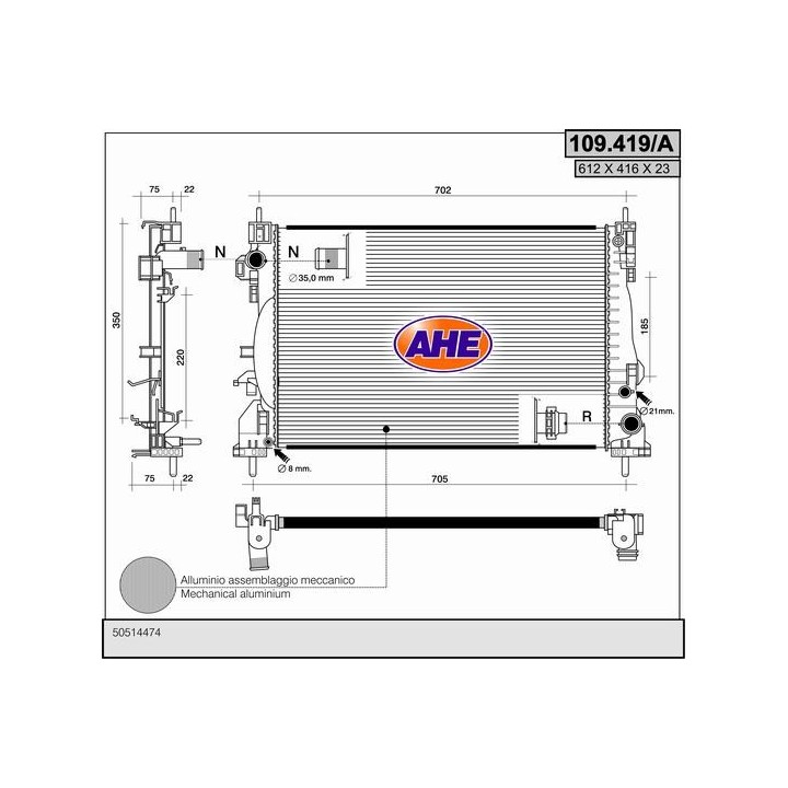 109419/A  ALFA ROMEO Giulietta (940) 1.8 Turbo +/-AC