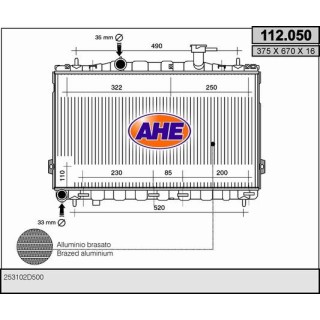 112050  HYUNDAI Elantra 1.6/2.0/2.0CRDi +/-AC 00-