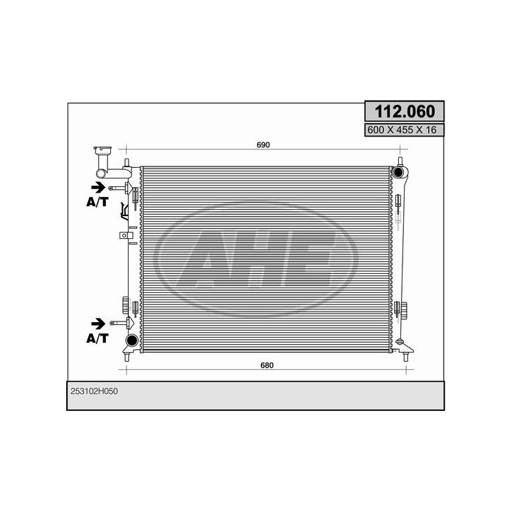 112060  RAD HYUNDAI i30 1.4 i 16V CVVT - 1.6 i 16V CVVT -