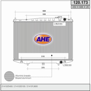 120173  NISSAN King Cab 2.4 +/-AC  98-05