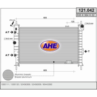 121042  OPEL Astra F 1.6-1.8-2.0-1.7D
