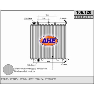 106120/O  CITROEN C 2 1.1-1.4-1.6 16V
