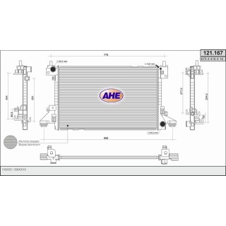 121167  RAD  OPEL/CHEVROLET Ampera/Volt EV150 AC AT  11-