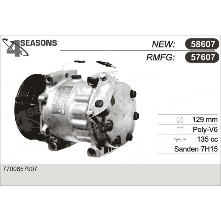 57607  COMPRESOR  RENAULT LAGUNA