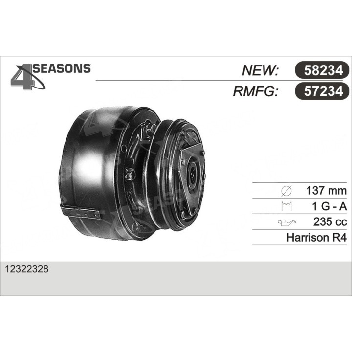 57234  COMPRESOR  PONTIAC FIREBIRD/BUICK/CHEVRO/OLDS