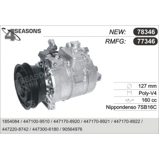 77346  COMPRESOR  OMEGA B/BMW E39 2.5TD